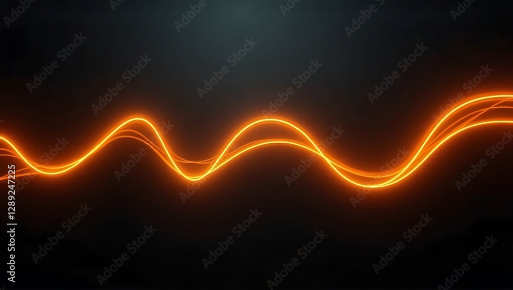Poster abstract background with glowing lights. generative ai.