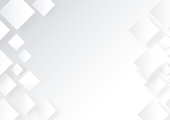 ビジネス向けの幾何学的な白背景イラスト素材