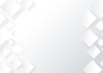 ビジネス向けの幾何学的な白背景イラスト素材