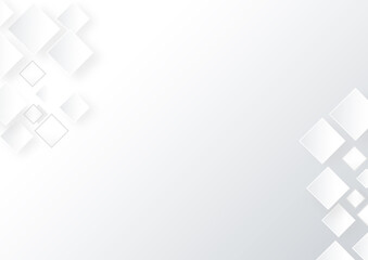 ビジネス向けの幾何学的な白背景イラスト素材