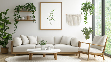 Scandinavian Serenity: Bright and Natural Dining Space