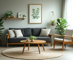 Scandinavian Serenity: Bright and Natural Dining Space