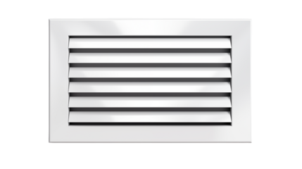 White Rectangular Ventilation Grille for Modern Building Design