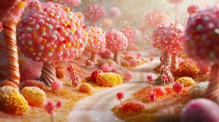 Sweet Candy Forest Path