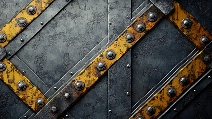 Aged Metal: A symphony of rust and rivets, where time's passage etches a narrative onto weathered steel plates.  The texture speaks volumes of industrial history and enduring strength.