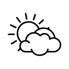 Sun Icon Vector Art Illustration – Bright and Modern Design for Summer, Nature, and Weather