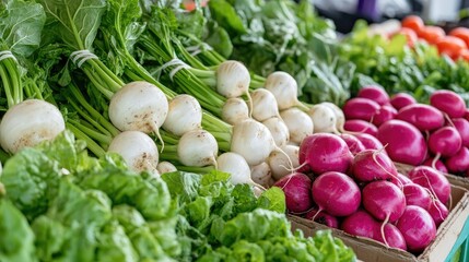 Fresh Produce Display at Farmers Market (1)
