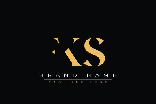 FKS abstract letter logo design. This logo is designed by three abstract letters.