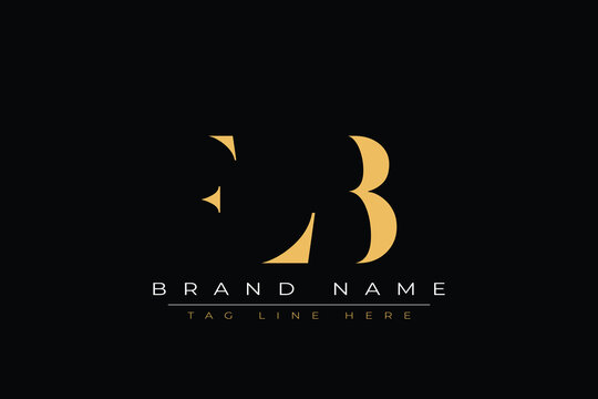 FLB abstract letter logo design. This logo is designed by three abstract letters.