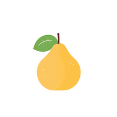 Isolated Yellow Pear