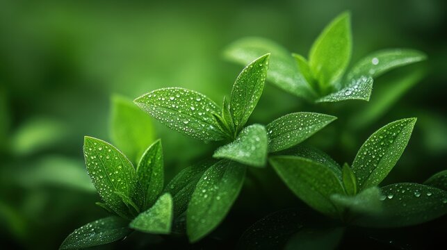 Fresh green theme featuring tree leaf Spring background.