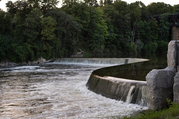 waterfall on the river