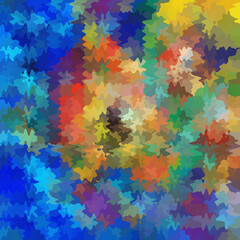 Colorful splashed abstract background. Splash effect and camouflage. Splattered backdrop.