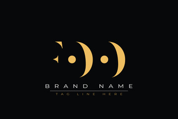 FOO abstract letter logo design. This logo is designed by three abstract letters.