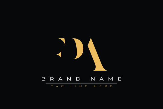 FPA abstract letter logo design. This logo is designed by three abstract letters.