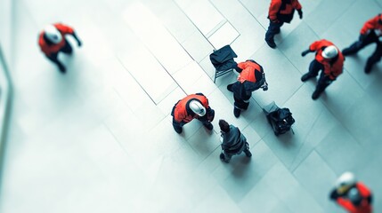 Hospital rush with paramedics helping a victim of a stabbing incident. Featuring urgent trauma care and immediate response