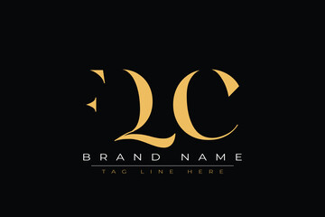 FQC abstract letter logo design. This logo is designed by three abstract letters.