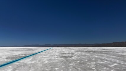 Salt Flats Raceway, set on Utah’s Bonneville Salt Flats, is a legendary venue known for land speed racing, where drivers push the limits on the vast, otherworldly salt surface.