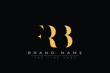FRB abstract letter logo design. This logo is designed by three abstract letters.