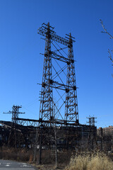 Electric Pole Arch of the Railway