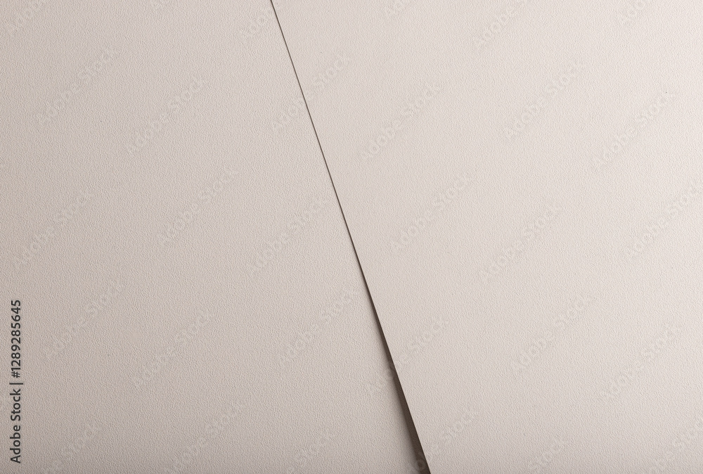Poster beige, off-white, and ivory paper with smooth, soft texture. minimal abstract design featuring diago