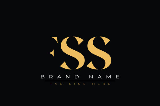 FSS abstract letter logo design. This logo is designed by three abstract letters.