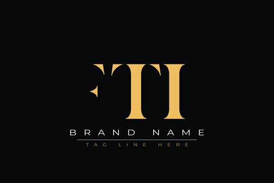 FTI abstract letter logo design. This logo is designed by three abstract letters.