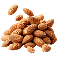 Fototapeta premium Pile of shelled almonds.