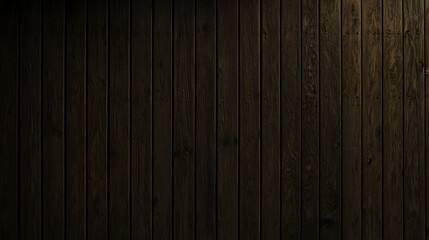 Fototapeta premium Dark Wooden Wall Texture, Interior, Vertical Planks, Background, Design