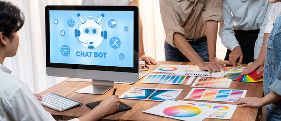 Chatbot software application for brisk online business that automatically reply to customer...