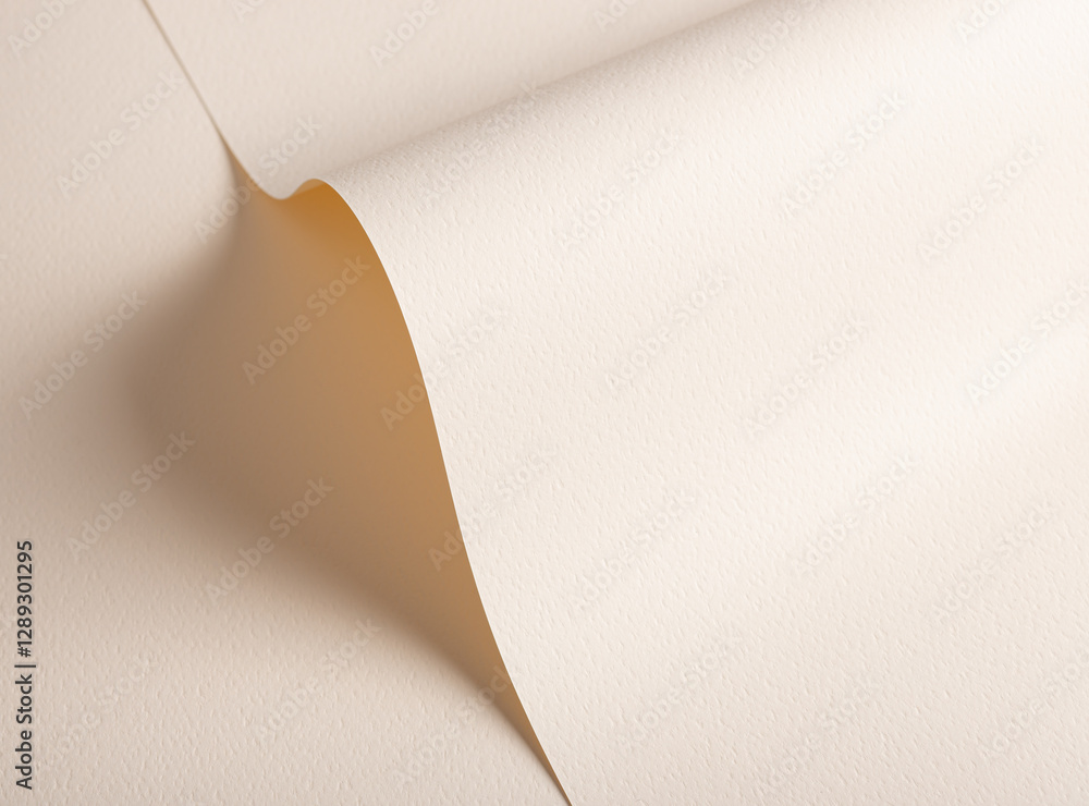 Poster off-white and beige paper with embossed dotted texture and perforated pattern. premium, refined stat