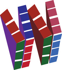 Obraz premium colorful striped socks