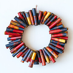 DIY Paper Roll Wreath: Craft Tutorial & Ideas