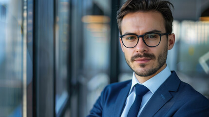 Fototapeta premium portrait of a handsome businessman