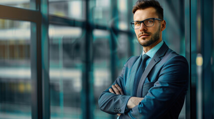 Fototapeta premium portrait of a handsome businessman