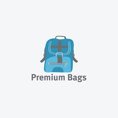 Fototapeta premium bag logo design vector