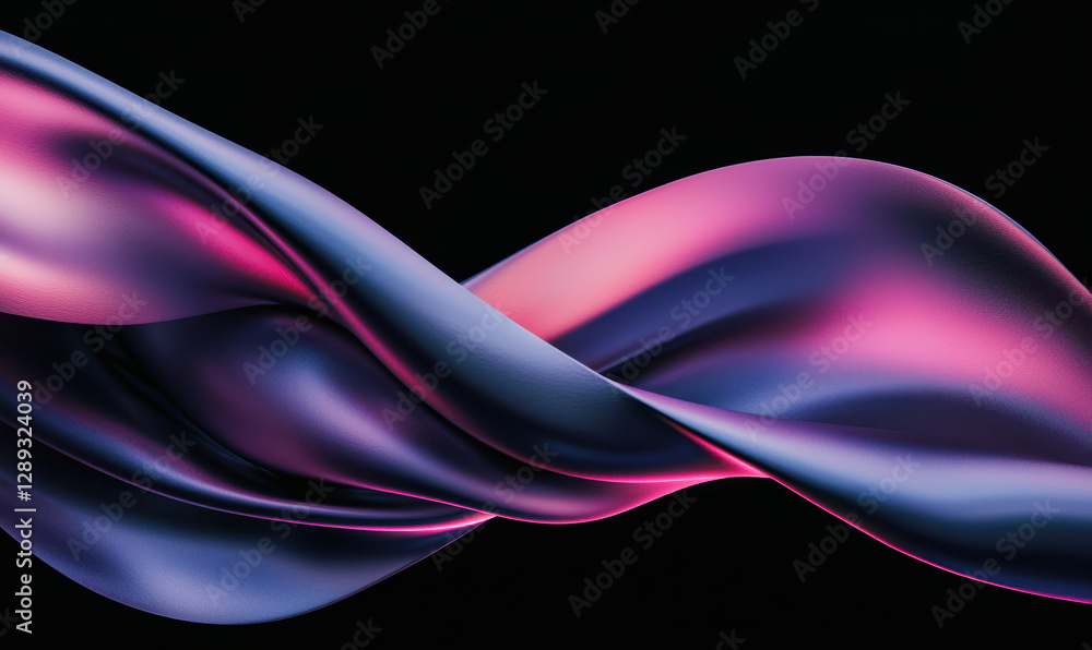 Poster explore the fluid harmony of abstract waveforms in vivid colors and dynamic textures: a deep dive in