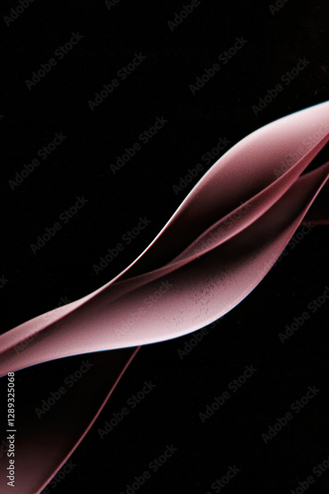 Aufkleber exploring tranquility: an abstract wave of light and form captured in elegance and grace