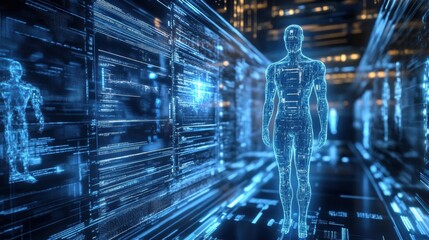 High tech background template design.