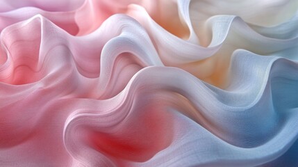 Obraz premium Soft flowing fabric in a variety of subtle colors