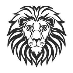 Adobe Illustrator Artwork A detailed lion head vector graphic, perfect for logos, tattoos, and branding. It is ideal for wildlife and sports designs. Available in EPS