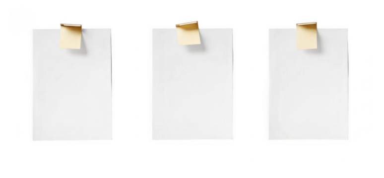 paper message note reminder blank background office business white empty page label adhesive tape
