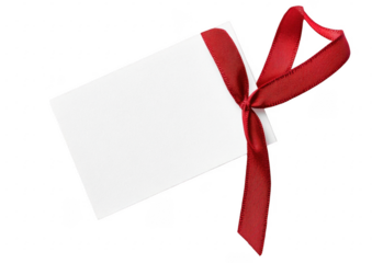 ribbon bow card note chirstmas celebration greeting
