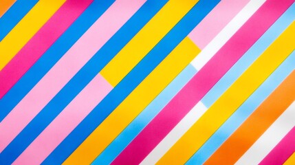 Obraz premium Colorful diagonal stripes background.