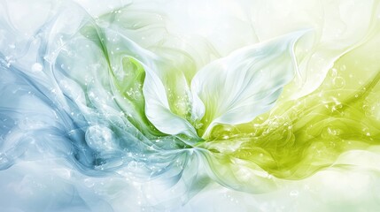 Pastel gradient abstract background in light blue and green shades with smooth transitions. For delicate design, digital art, presentation, backdrop, artistic application, advertising, social 