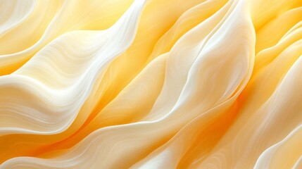 Obraz premium Abstract image with flowing patterns of yellow and white colors