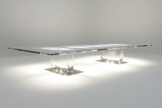 Transparent Table Two Rows