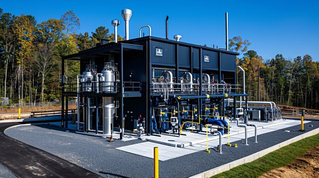 A research laboratory specializing in ethanol fuel development, refining bioenergy solutions for a more efficient alternative energy source