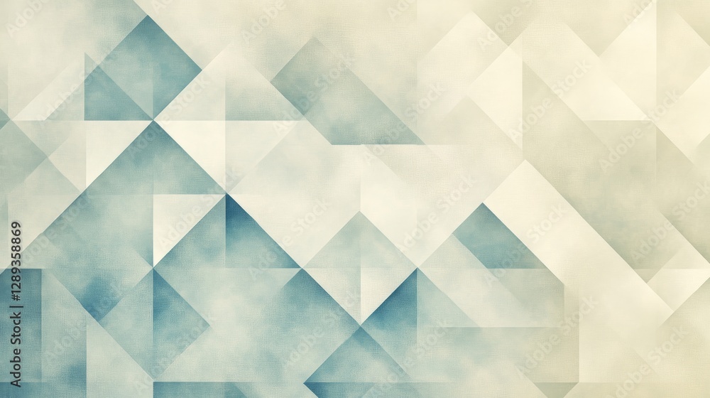 Poster abstract background featuring various intersecting geometric shapes and shades