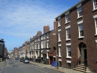Mount Street, Georgian Quarter, Liverpool, looking west.